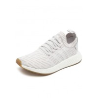 Tênis adidas Originals NMD R2 PK Branco/Cinza/ Sola Borracha Creme